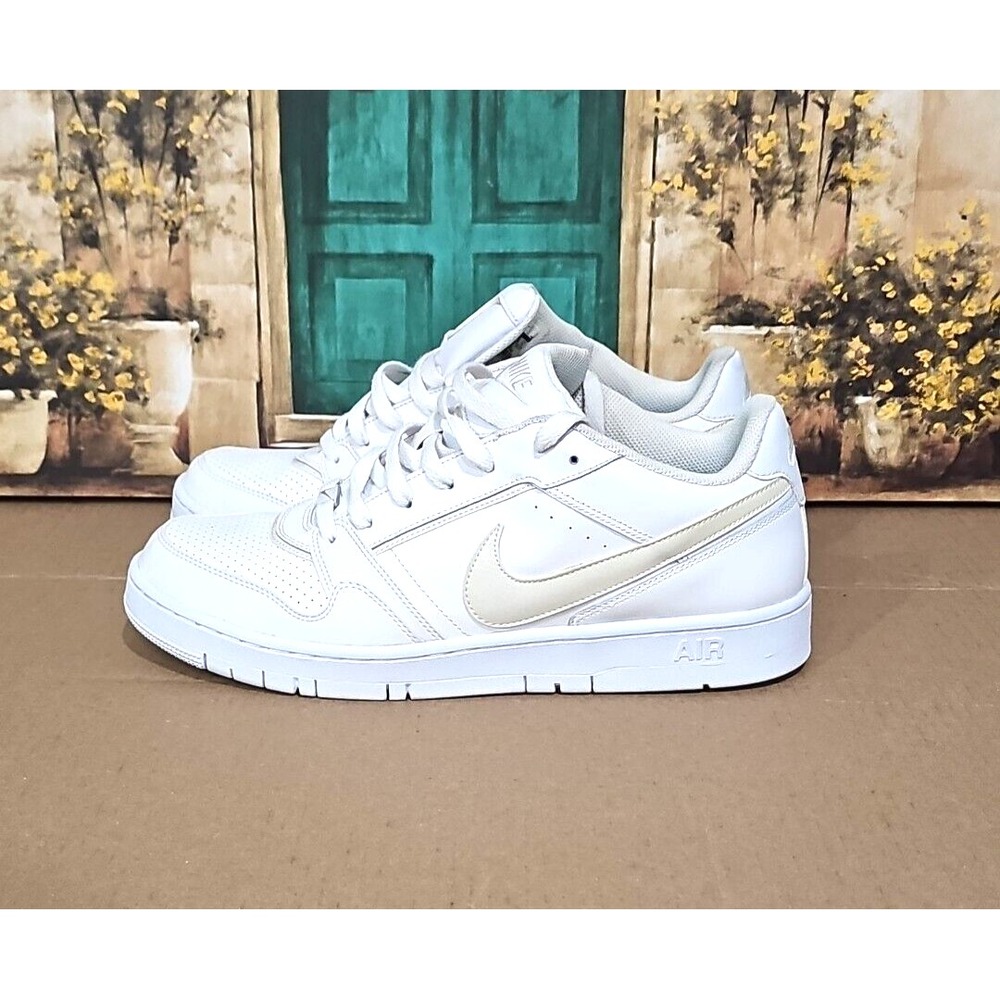 Nike Prestige IV Men's Size 13 Triple White Low Top Trainer Sneakers Shoes